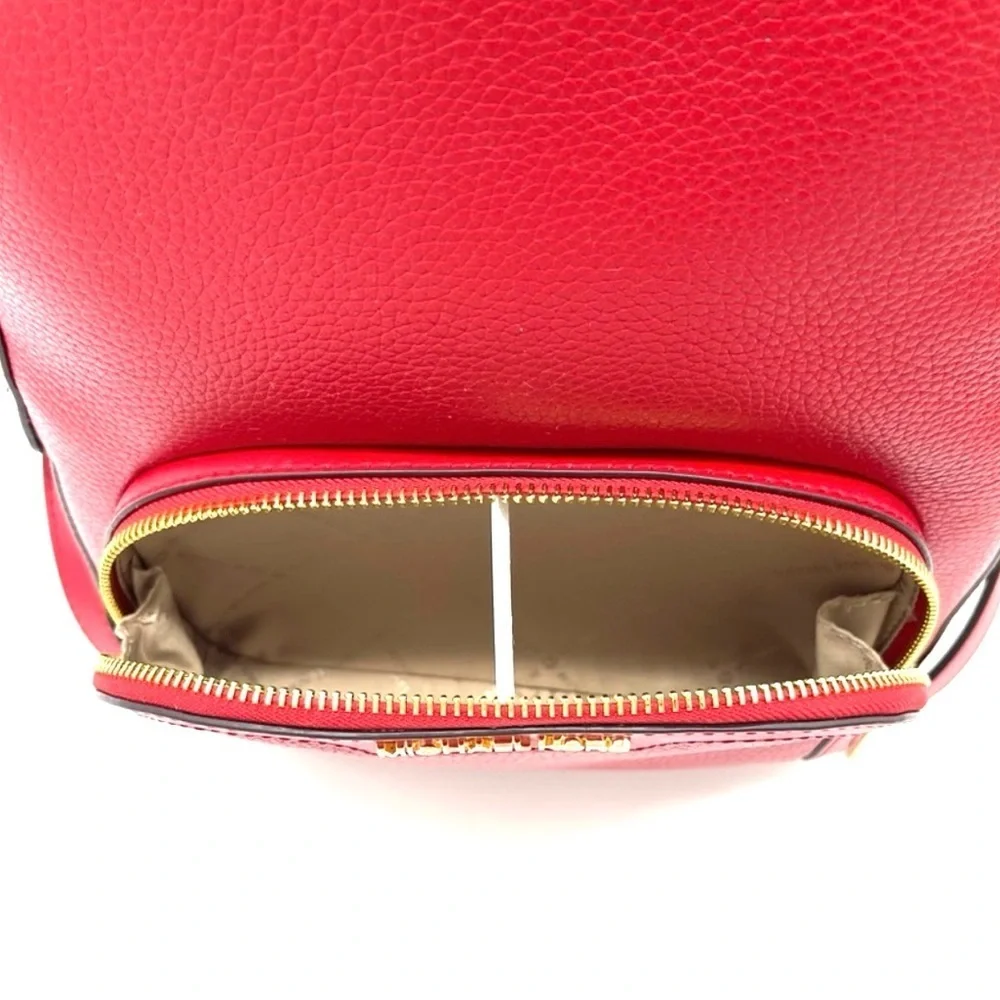 Michael Kors Medium Jaycee Backpack Red